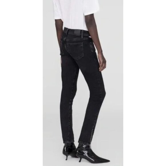 Anine Bing Women's Black Jax Skinny Cut Jeans Size 24 NEW $235 [jb] - Picture 3 of 9